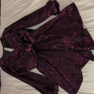Zara Floral Sequin Jumpsuit